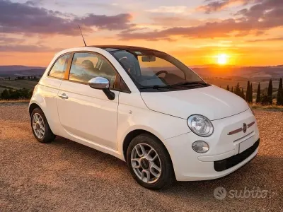 Usata Fiat 500 Sport 69 CV (50 kW) 2008 Bianco Berlina