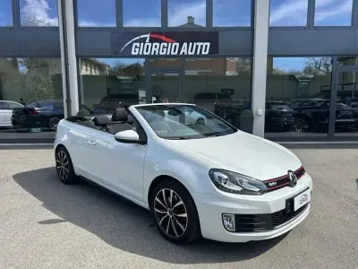 Usata VW Golf VII GTI 210 CV (154 kW) 2015 Bianco Cabrio