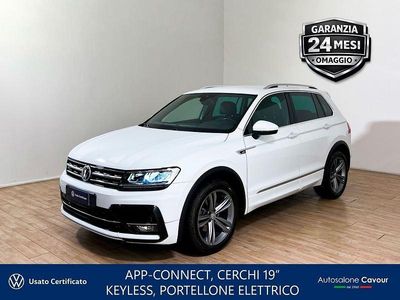 Usata VW Tiguan Sportline 150 CV (110 kW) 2020 Pure white SUV