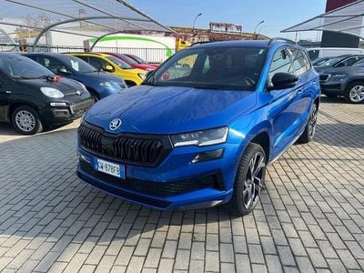 Usata Skoda Karoq SportLine 150 CV (110 kW) 2024 Blu SUV