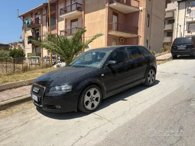 Usata Audi A3 Sportback 140 CV (102 kW) 2008 Nero Utilitaria