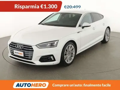Usata Audi A5 Sport 190 CV (139 kW) 2017 Bianco Coupé