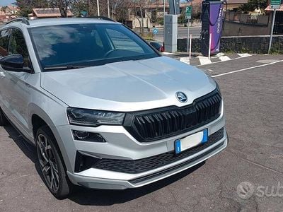 Usata Skoda Karoq SportLine 150 CV (110 kW) 2022 Grigio SUV