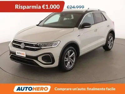 Usata VW T-Roc R-line 150 CV (110 kW) 2022 Beige SUV