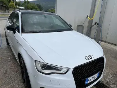 Usata Audi A3 S-Line 150 CV (110 kW) 2013 Bianco Berlina
