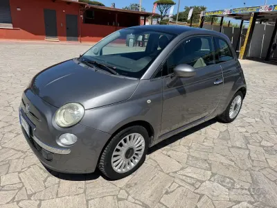 Usata Fiat 500 Lounge 75 CV (55 kW) 2009 Grigio Cabrio