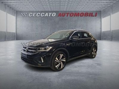 Usata VW T-Roc R-line 150 CV (110 kW) 2022 Nero SUV