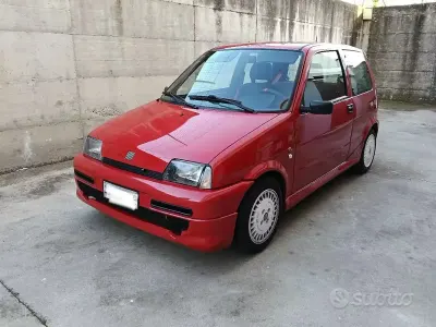Usata Fiat Cinquecento 54 CV (39 kW) 1996 Rosso Utilitaria