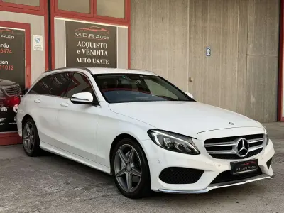 Usata Mercedes C220 Premium 170 CV (125 kW) 2015 Bianco Station wagon