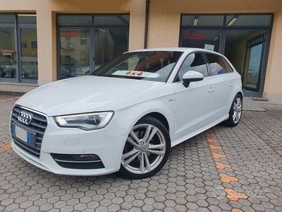 Usata Audi A3 S-Line 184 CV (135 kW) 2015 Bianco Berlina