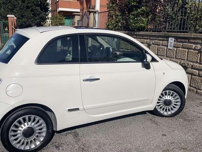 Usata Fiat 500 Lounge 69 CV (50 kW) 2011 Bianco Utilitaria