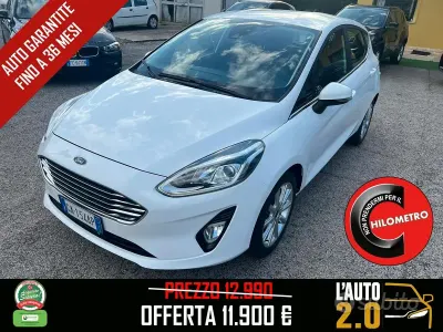 Usata Ford Fiesta Titanium 86 CV (63 kW) 2019 Bianco Utilitaria