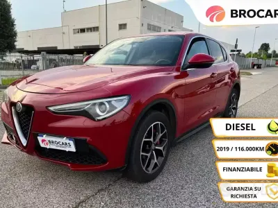 Usata Alfa Romeo Stelvio Super 190 CV (139 kW) 2019 Rosso SUV
