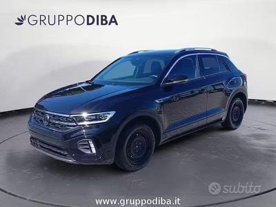 Usata VW T-Roc R-line 150 CV (110 kW) 2022 Nero SUV
