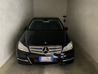 Usata Mercedes C180 120 CV (88 kW) 2013 Nero Berlina