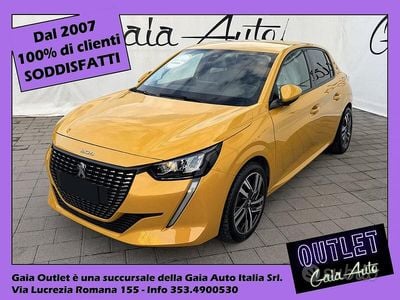 Usata Peugeot 208 Allure 102 CV (75 kW) 2021 Giallo Utilitaria