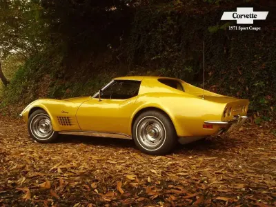 Usata Chevrolet Corvette Stingray Sport 271 CV (199 kW) 1971 Giallo Coupé