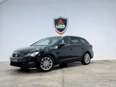 Usata Seat Leon 150 CV (110 kW) 2017 Nero Station wagon