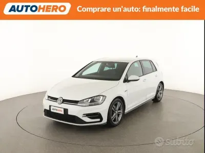 Usata VW Golf VII Sport 125 CV (91 kW) 2018 Bianco Berlina