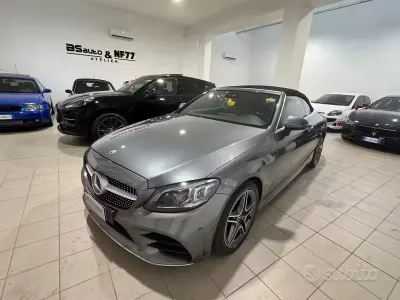 Usata Mercedes C220 Premium Plus 194 CV (142 kW) 2019 Grigio Cabrio