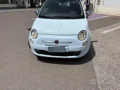 Usata Fiat 500 75 CV (55 kW) 2008 Bluazzurro Berlina