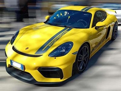 Usata Porsche 718 Cayman GT4 420 CV (308 kW) 2020 Giallo Coupé