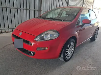 Usata Fiat Punto Pop 75 CV (55 kW) 2014 Rosso Utilitaria