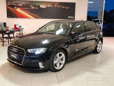 Usata Audi A3 Sport 110 CV (80 kW) 2017 Nero Berlina