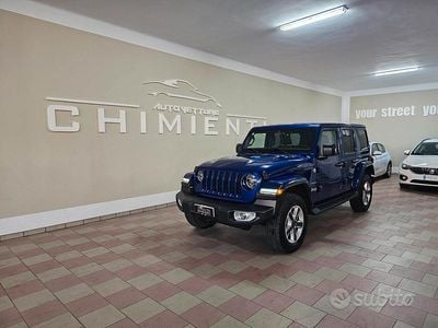 Usata Jeep Wrangler Unlimited Sahara 210 CV (154 kW) 2018 Blu SUV