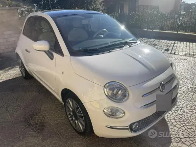 Usata Fiat 500 Lounge 95 CV (69 kW) 2016 Bianco Berlina