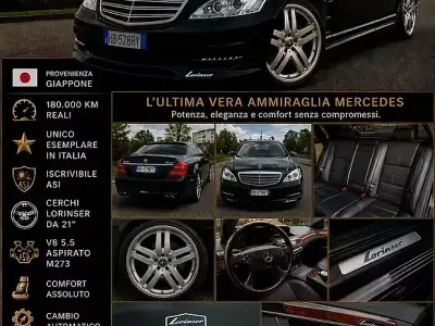 Usata Mercedes S55 AMG 387 CV (284 kW) 2025 Nero Berlina