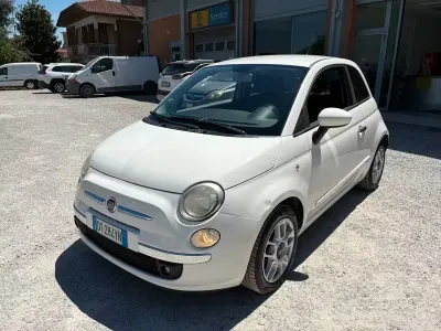 Usata Fiat 500 69 CV (50 kW) 2009 Bianco Cabrio
