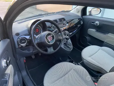 Usata Fiat 500 Lounge 69 CV (50 kW) 2009 Nero Cabrio