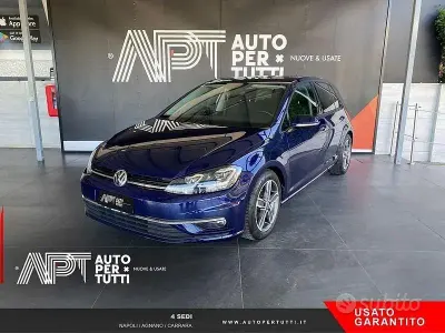 Usata VW Golf VII Executive 131 CV (96 kW) 2017 Blu Utilitaria