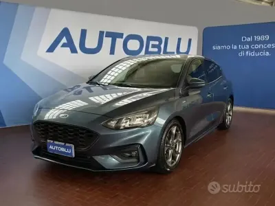 Occasion Ford Focus ST-Line 125 PK (91 kW) 2019 Blauw Sedan
