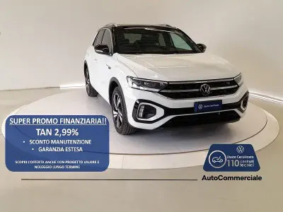 Usata VW T-Roc R-line 150 CV (110 kW) 2023 Bianco SUV