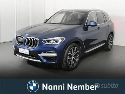 Usata BMW X3 xLine 190 CV (139 kW) 2021 Blu SUV