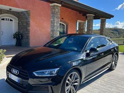 Usata Audi A5 S-Line 190 CV (139 kW) 2019 Nero Berlina