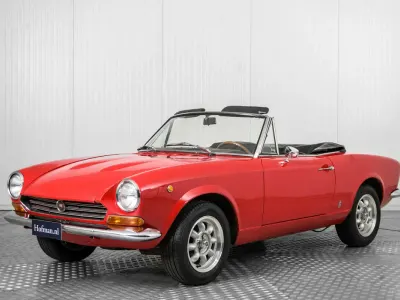Usata Fiat 124 Spider 90 CV (66 kW) 1968 Rosso Cabrio