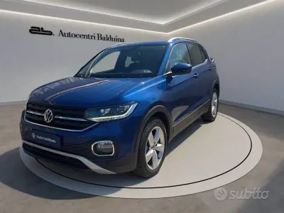 Usata VW T-Cross Advance 110 CV (80 kW) 2023 Blu SUV
