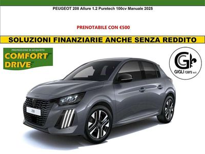 Usata Peugeot 208 Allure 101 CV (74 kW) 2025 Grigio selenium Utilitaria