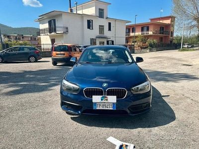 Usata BMW 116 115 CV (84 kW) 2018 Blu Utilitaria