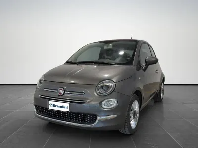Begagnad Fiat 500 Lounge 69 HK (50 kW) 2016 Grå Halvkombi