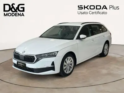 Nuova Skoda Octavia 150 CV (110 kW) 2026 Bianco Station wagon