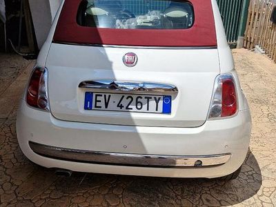 Usata Fiat 500C 69 CV (50 kW) 2014 Bianco Cabrio