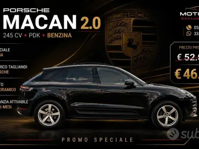 Usata Porsche Macan 245 CV (180 kW) 2019 Nero SUV