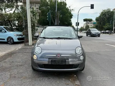 Usata Fiat 500 69 CV (50 kW) 2016 Grigio Cabrio