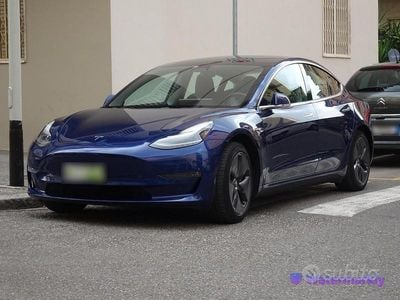 Usata Tesla Model 3 Long Range AWD 366 kW (498 CV) 2019 Blu Berlina