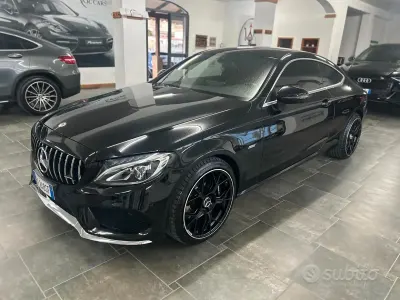 Usata Mercedes C250 Premium 204 CV (150 kW) 2017 Nero Coupé