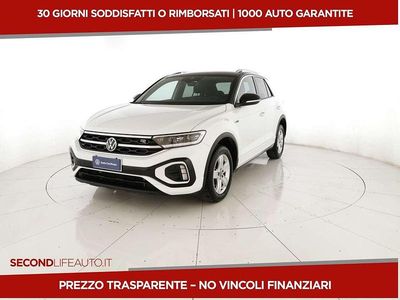 Usata VW T-Roc R-line 116 CV (85 kW) 2022 Bianco SUV